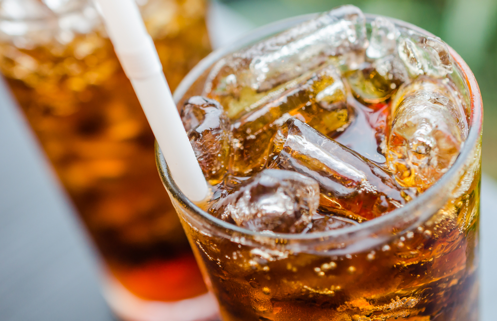Cold and refreshing coke