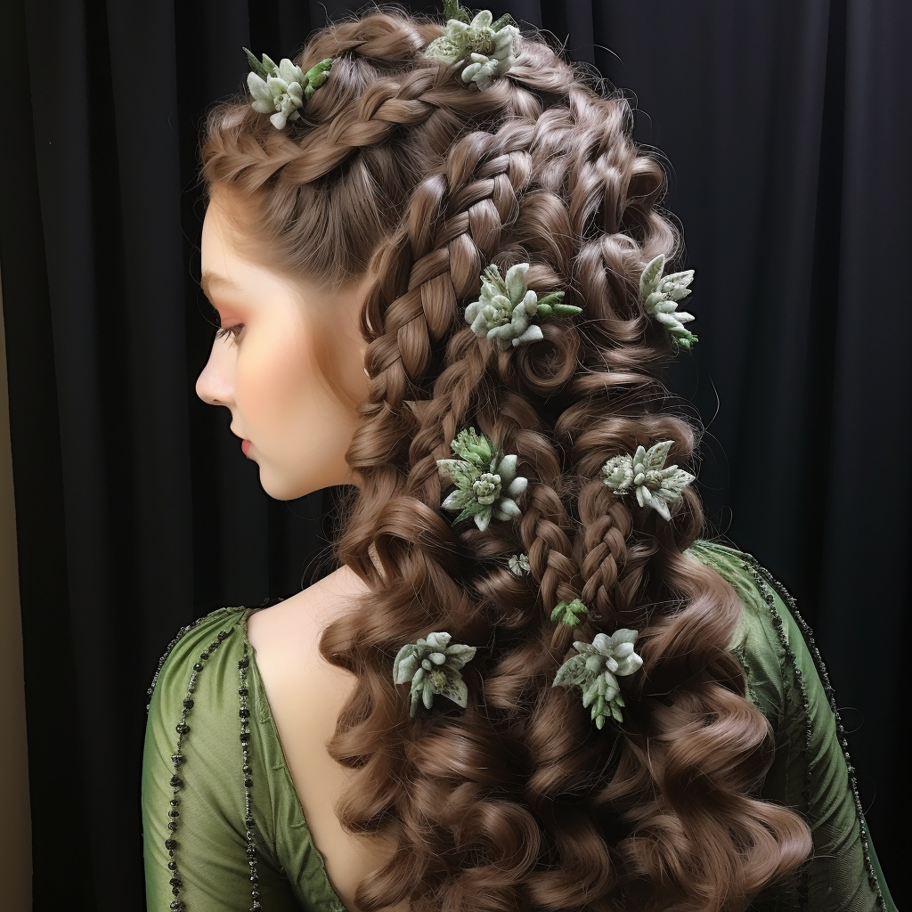 An eye-catching wig that adds a touch of glamour